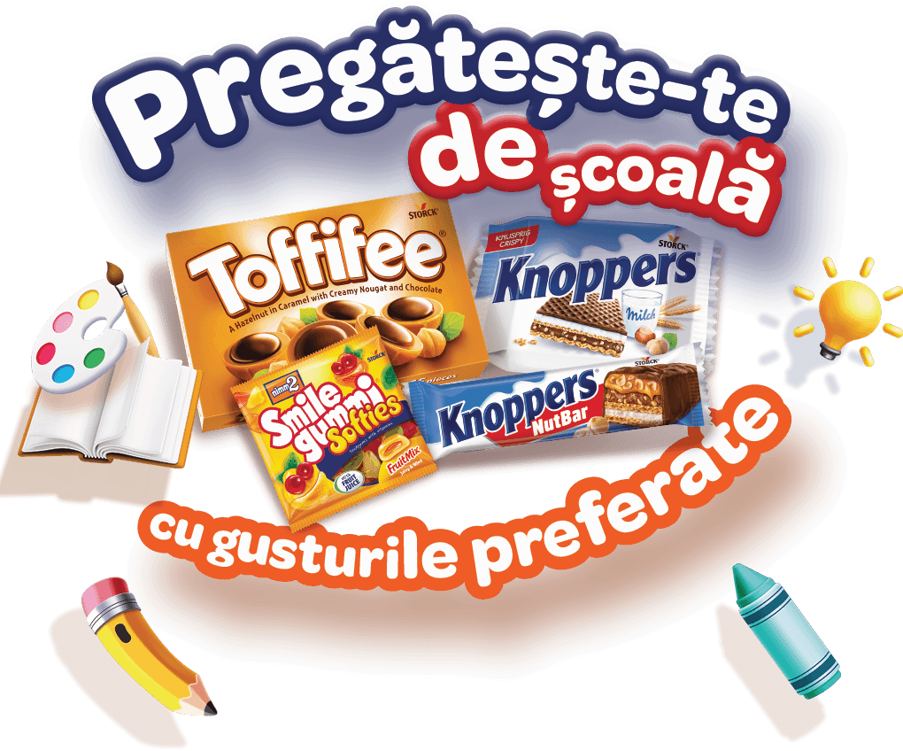 Pregătește-te de școală cu gusturile preferate — Toffifee, Knoppers, nimm2