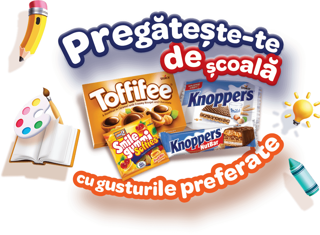 Pregătește-te de școală cu gusturile preferate — Toffifee, Knoppers, nimm2